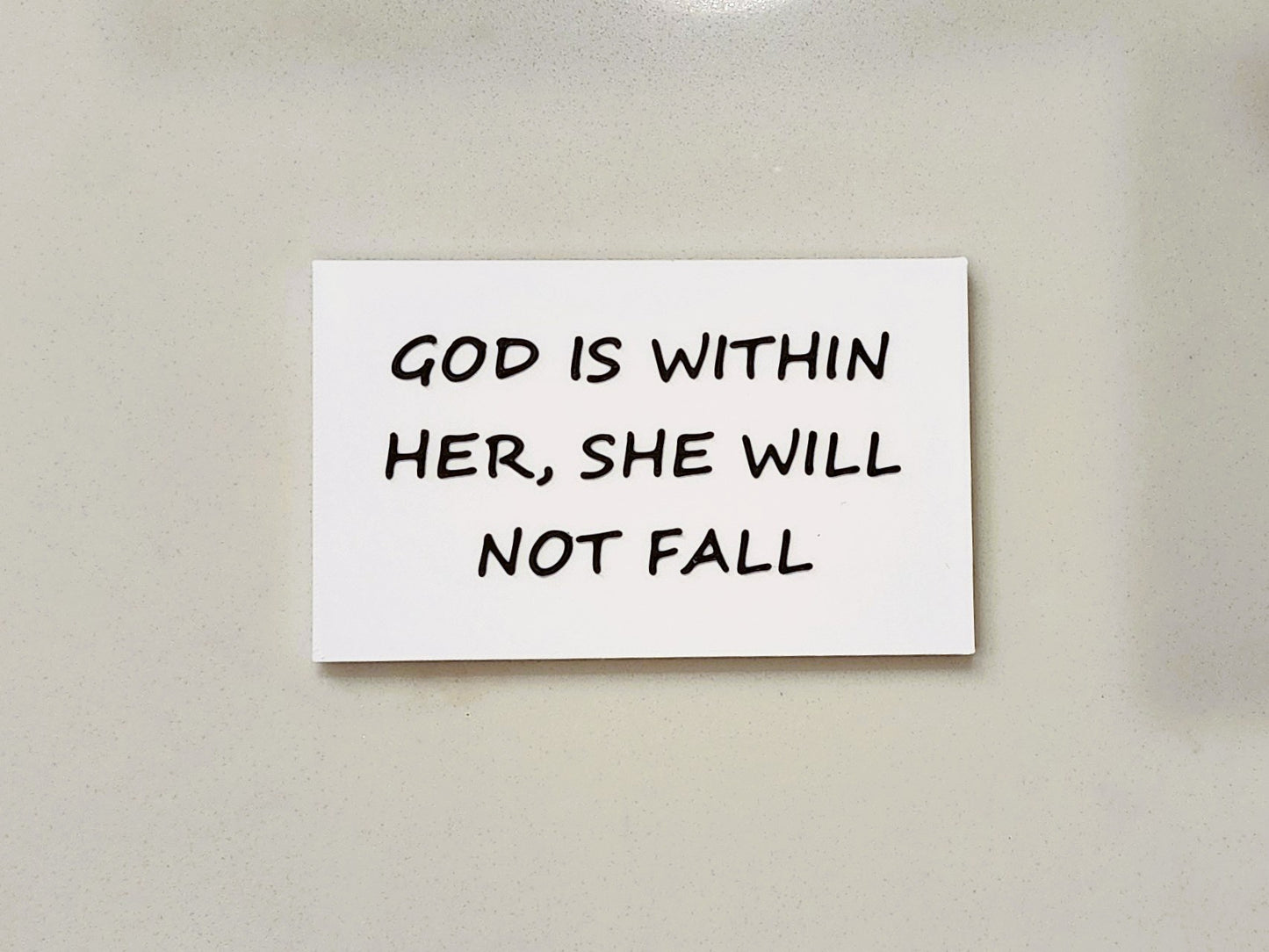 She Will Not Fall