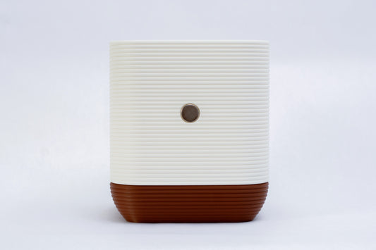 Cornerstone 8" Deep Planter with Integrated Drip Tray