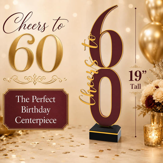 60th Birthday Premium Decorations