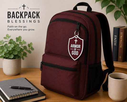 "Armor of God" Backpack Blessing Tags – Bulk Church Packs