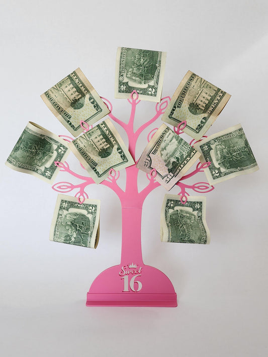 16th Birthday Money Tree Gift Holder