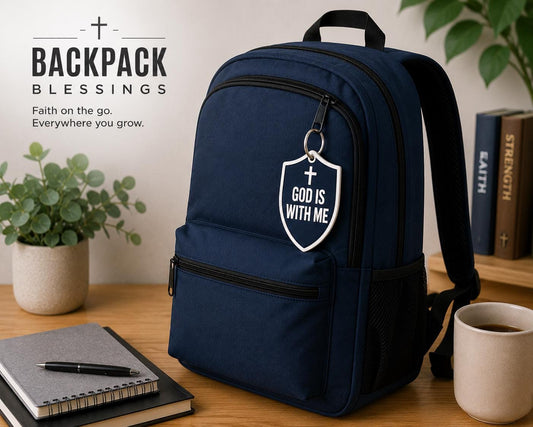 "God is With Me" Backpack Blessing Tags – Bulk Church Packs
