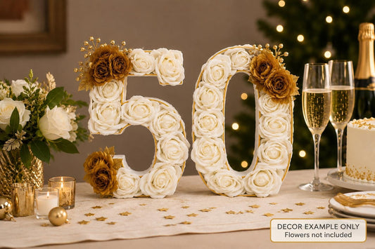 50th Anniversary Marquee Table Numbers