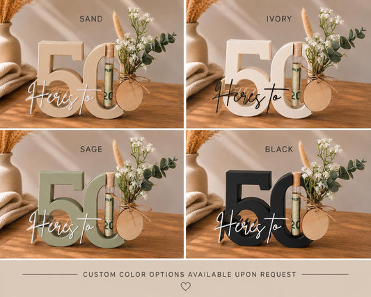 50th Birthday Money Gift Holder