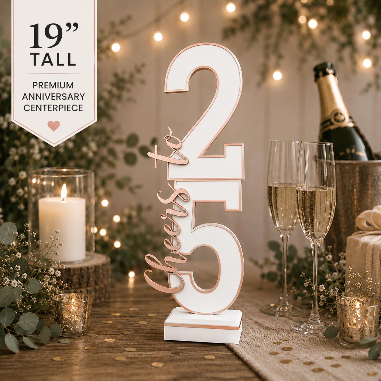 25th Anniversary Centerpiece