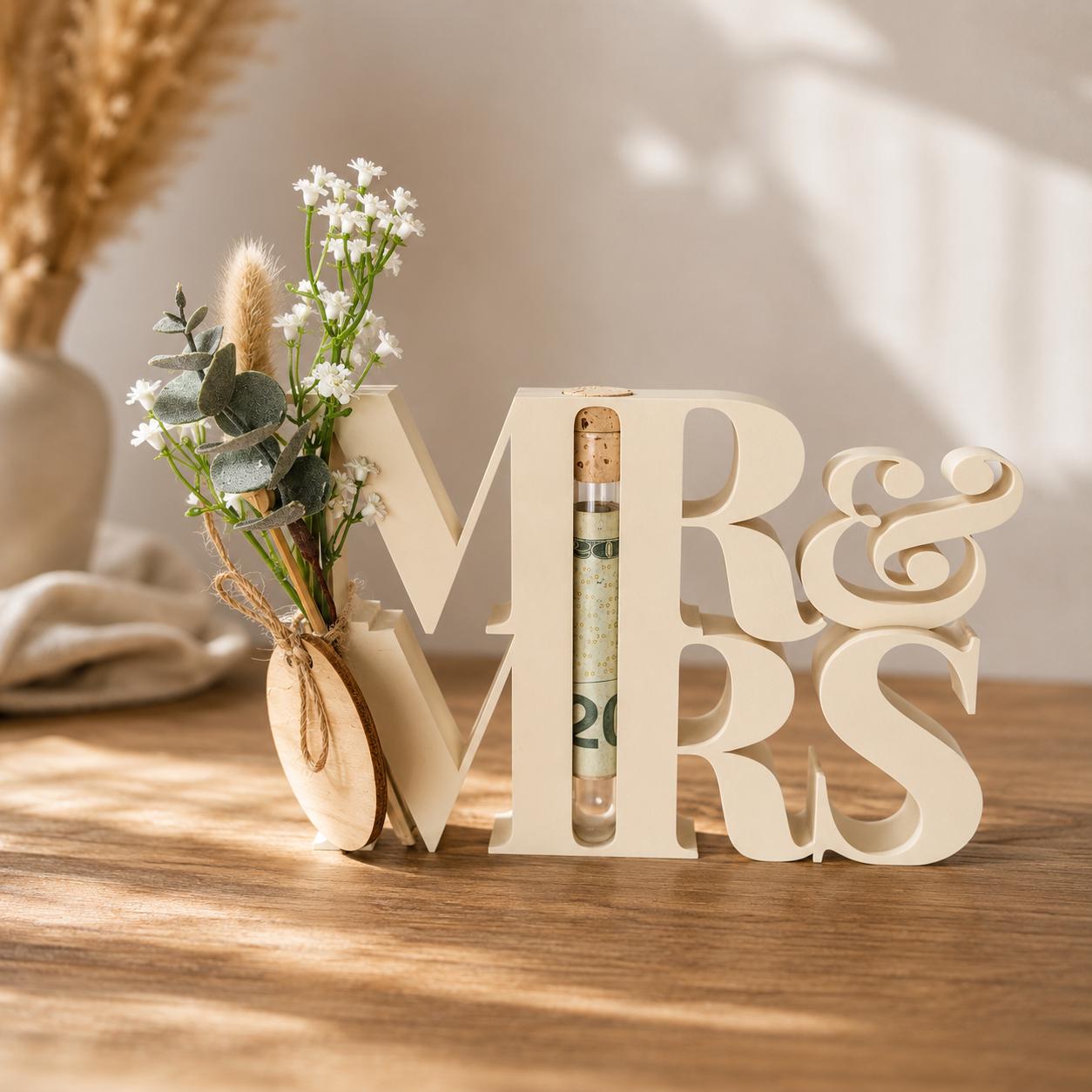 Mr. & Mrs. Wedding Money Bouquet