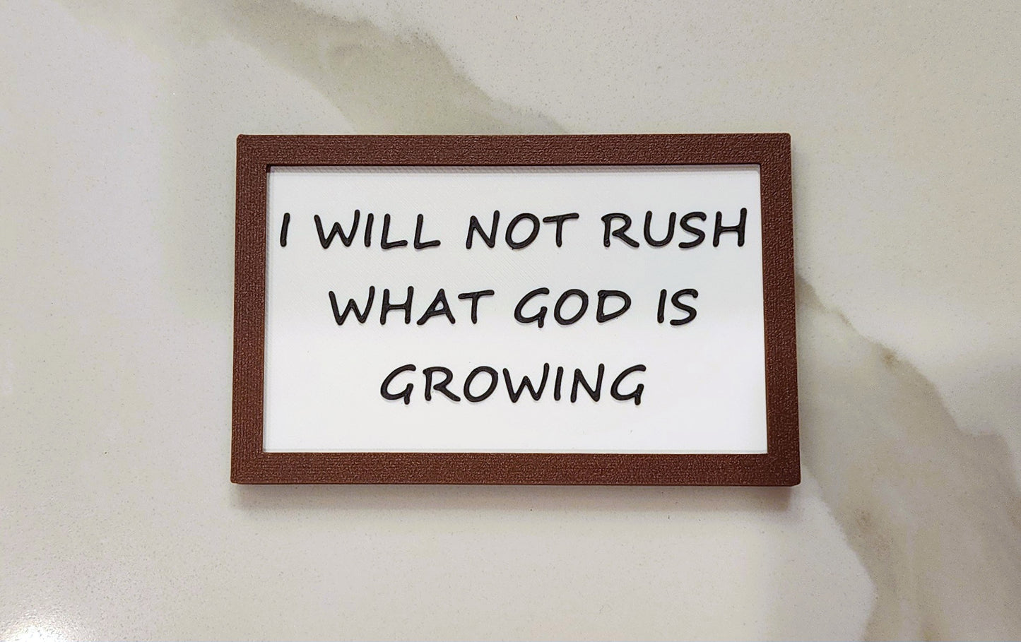 I Will Not Rush What God Is Growing