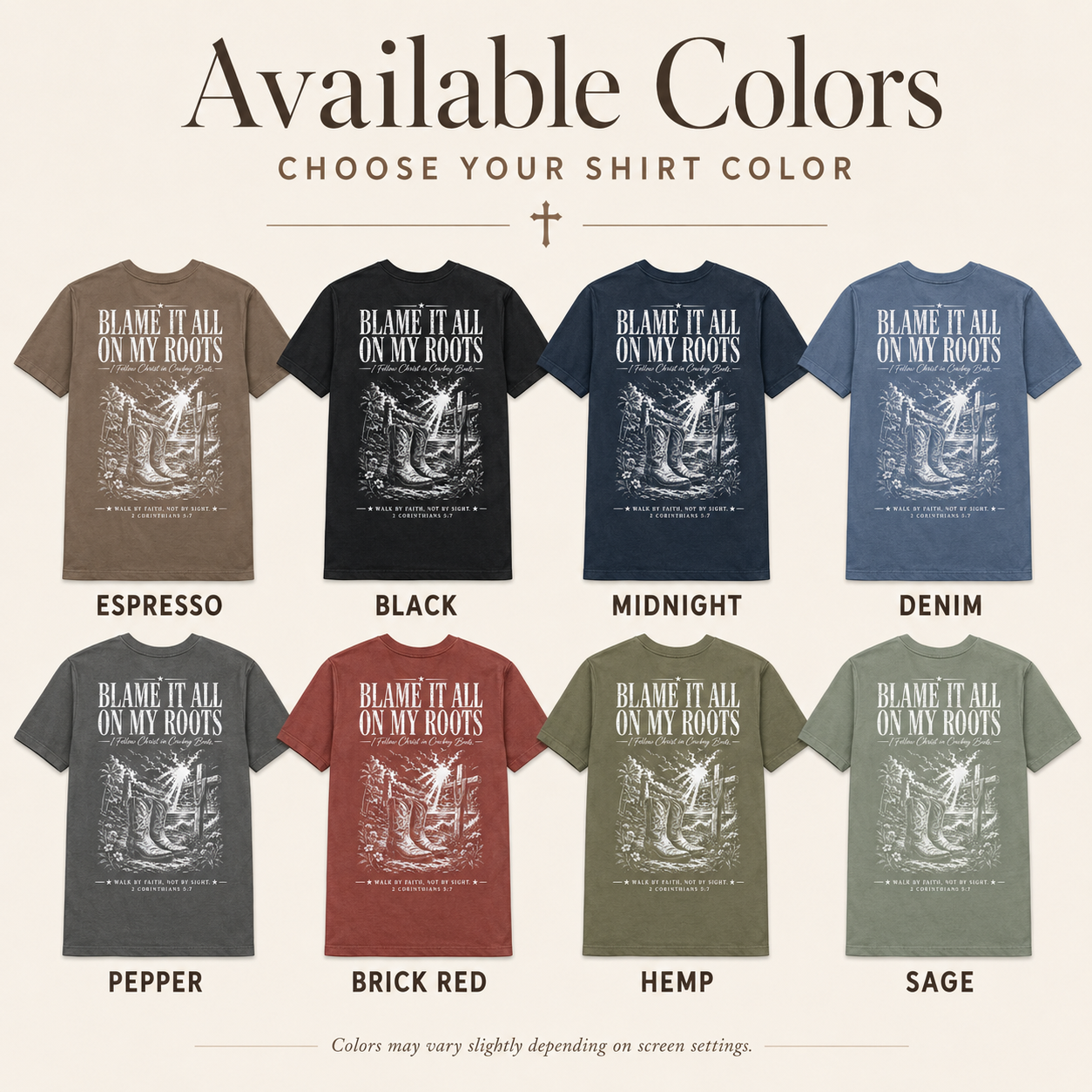 Blame It All On My Roots Christian T-Shirt