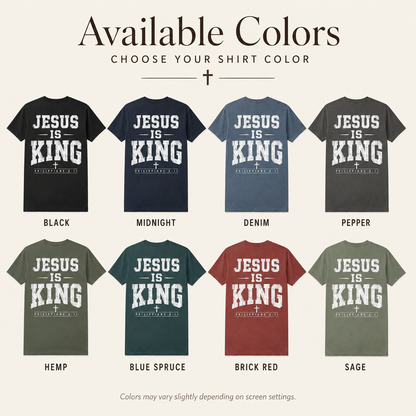 Jesus Is King Christian T-Shirt