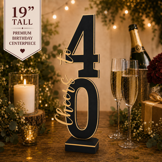 40th Birthday Premium Decorations