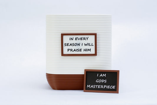 Cornerstone 6" Deep Planter with Integrated Drip Tray