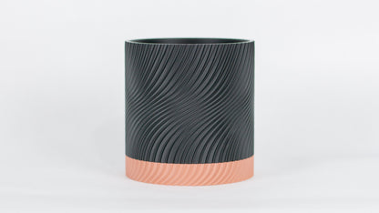 Harbor 4" Deep Planter with Integrated Drip Tray