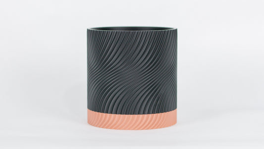 Harbor 4" Deep Planter with Integrated Drip Tray