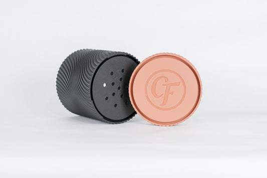 Harbor 4" Deep Planter with Integrated Drip Tray