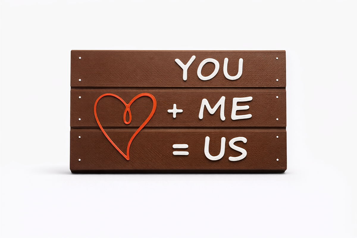You + Me = Us - Planked