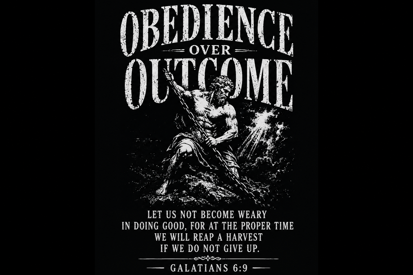 Obedience Over Outcome Christian T-Shirt