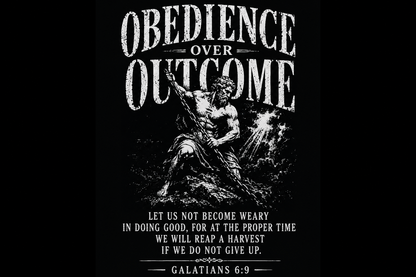 Obedience Over Outcome Christian T-Shirt