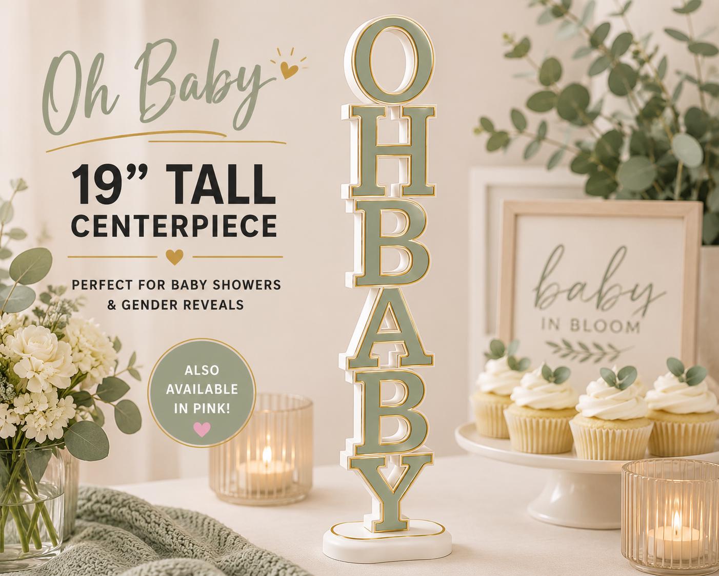 Oh Baby Shower Theme Decoration