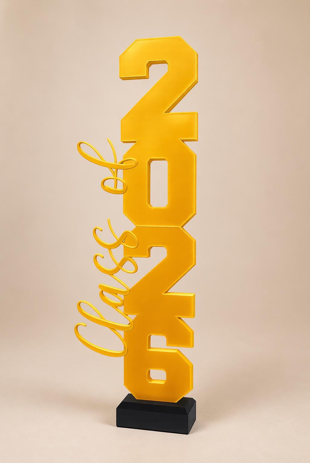 Class of 2026/2027 Graduation Metallic Centerpiece