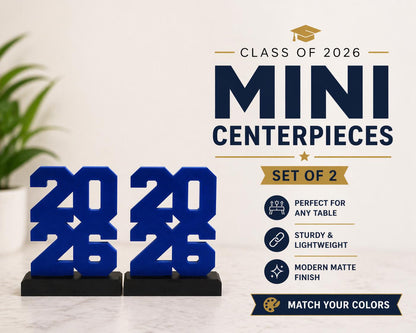 Class of 2026/2027 Graduation Centerpiece Set (2-Pack)