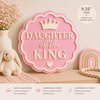 Daughter of the King Nursery Sign