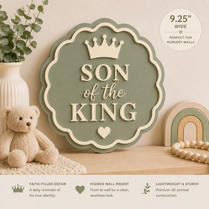 Son of the King Nursery Sign