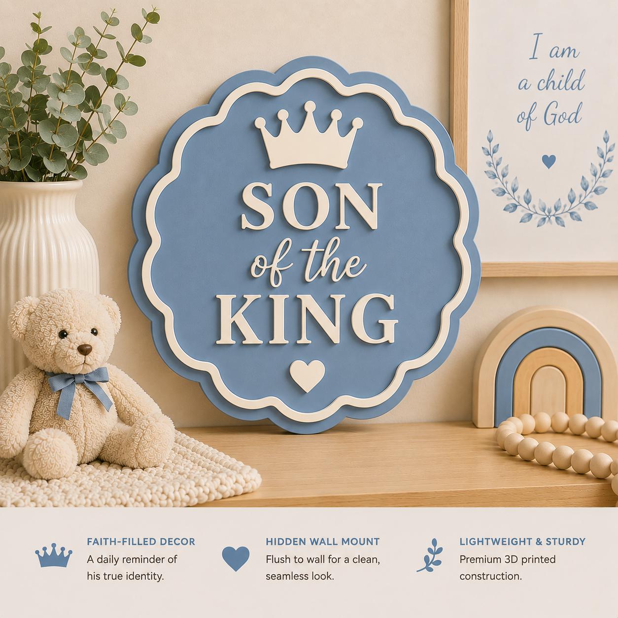 Son of the King Nursery Sign