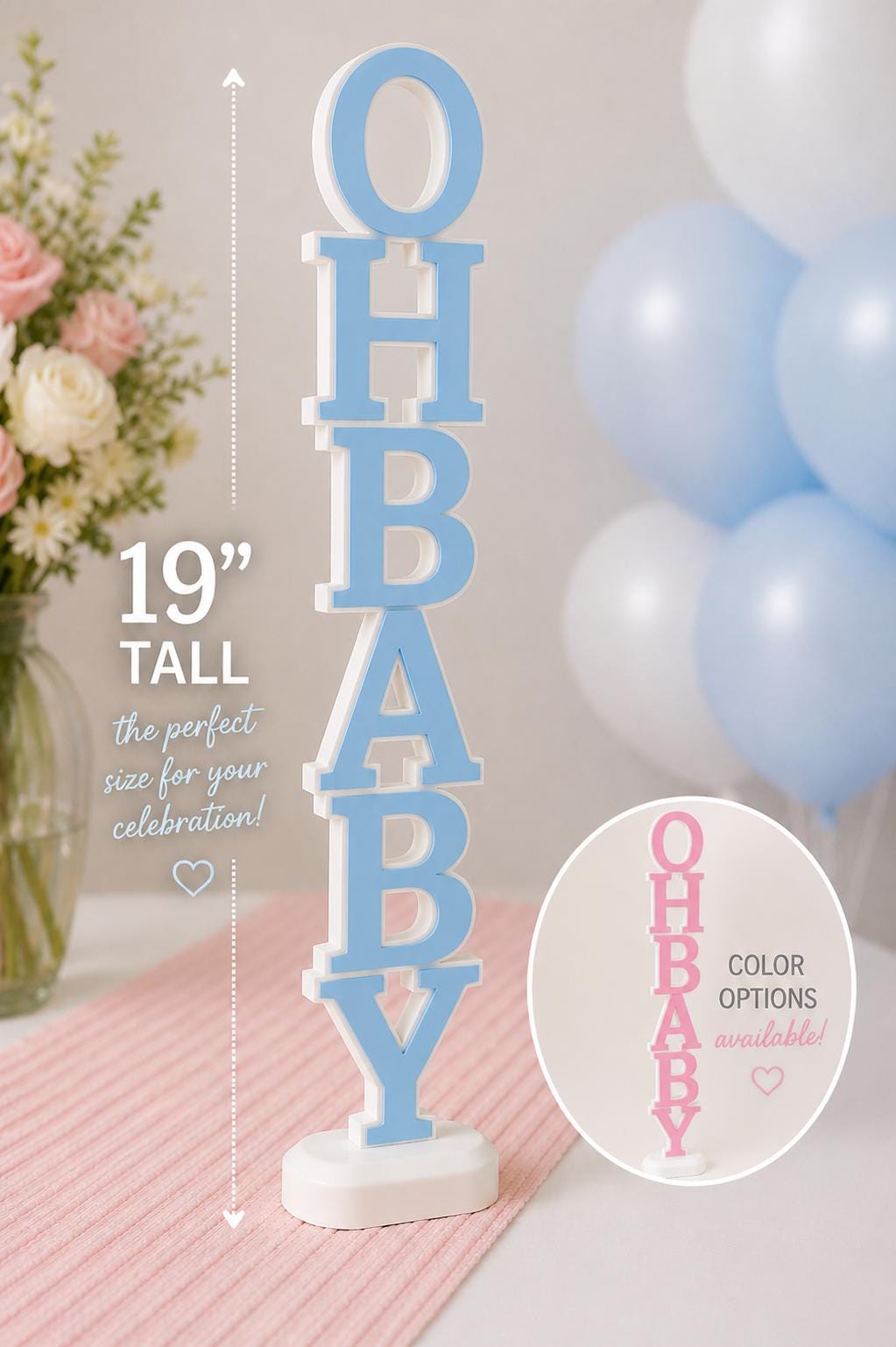 Oh Baby Shower Theme Decoration