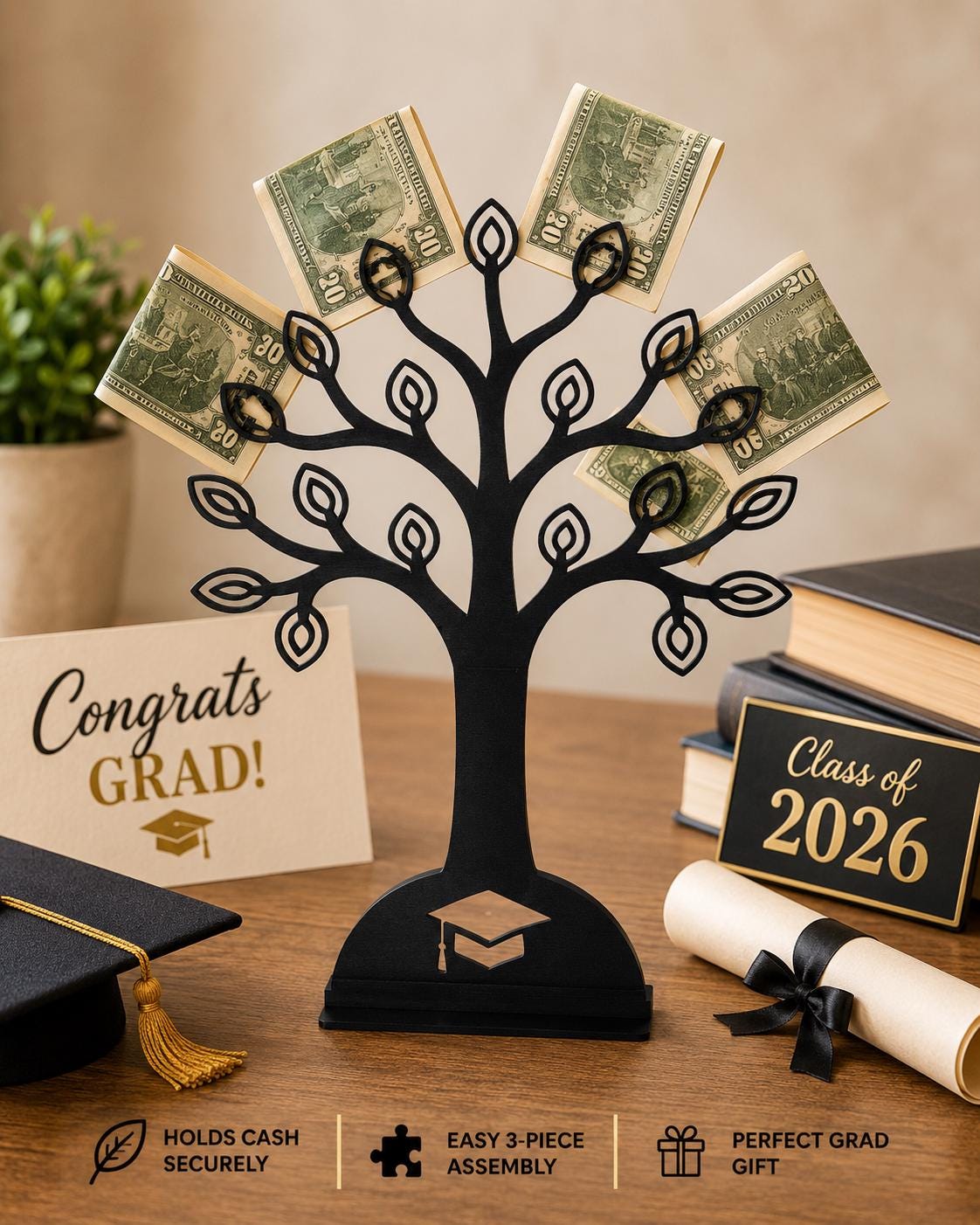 Graduation Money Tree Gift Holder