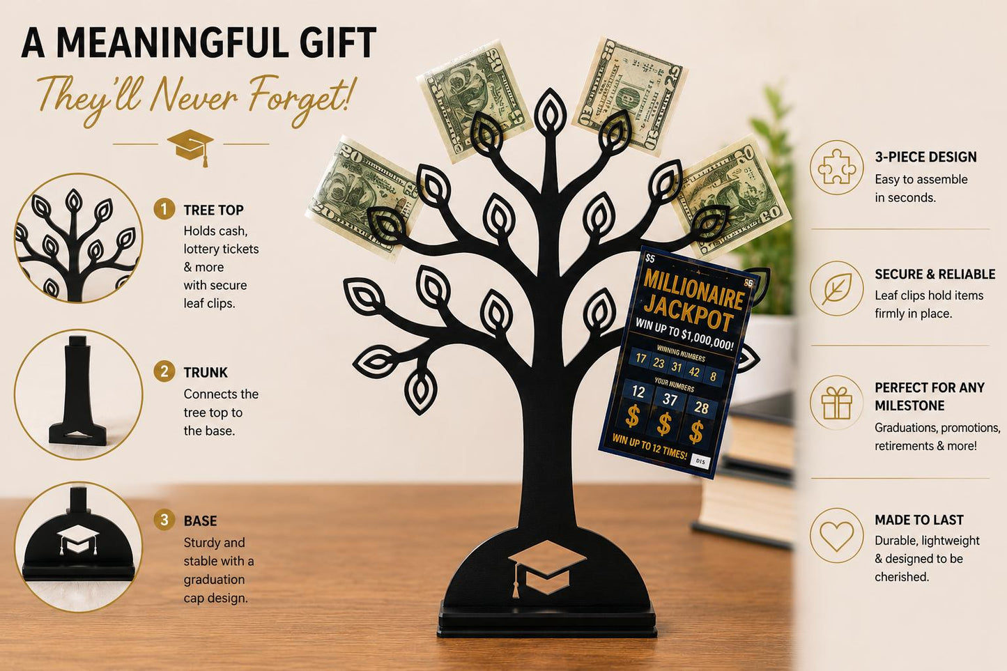 Graduation Money Tree Gift Holder
