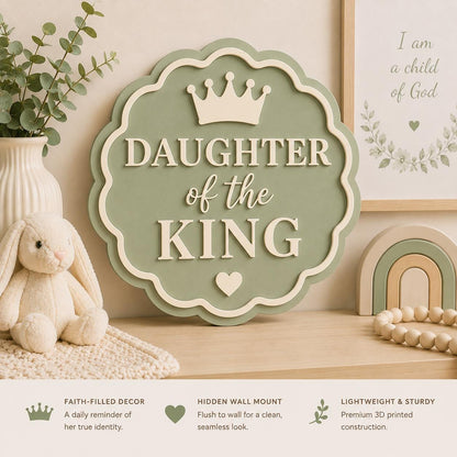 Daughter of the King Nursery Sign