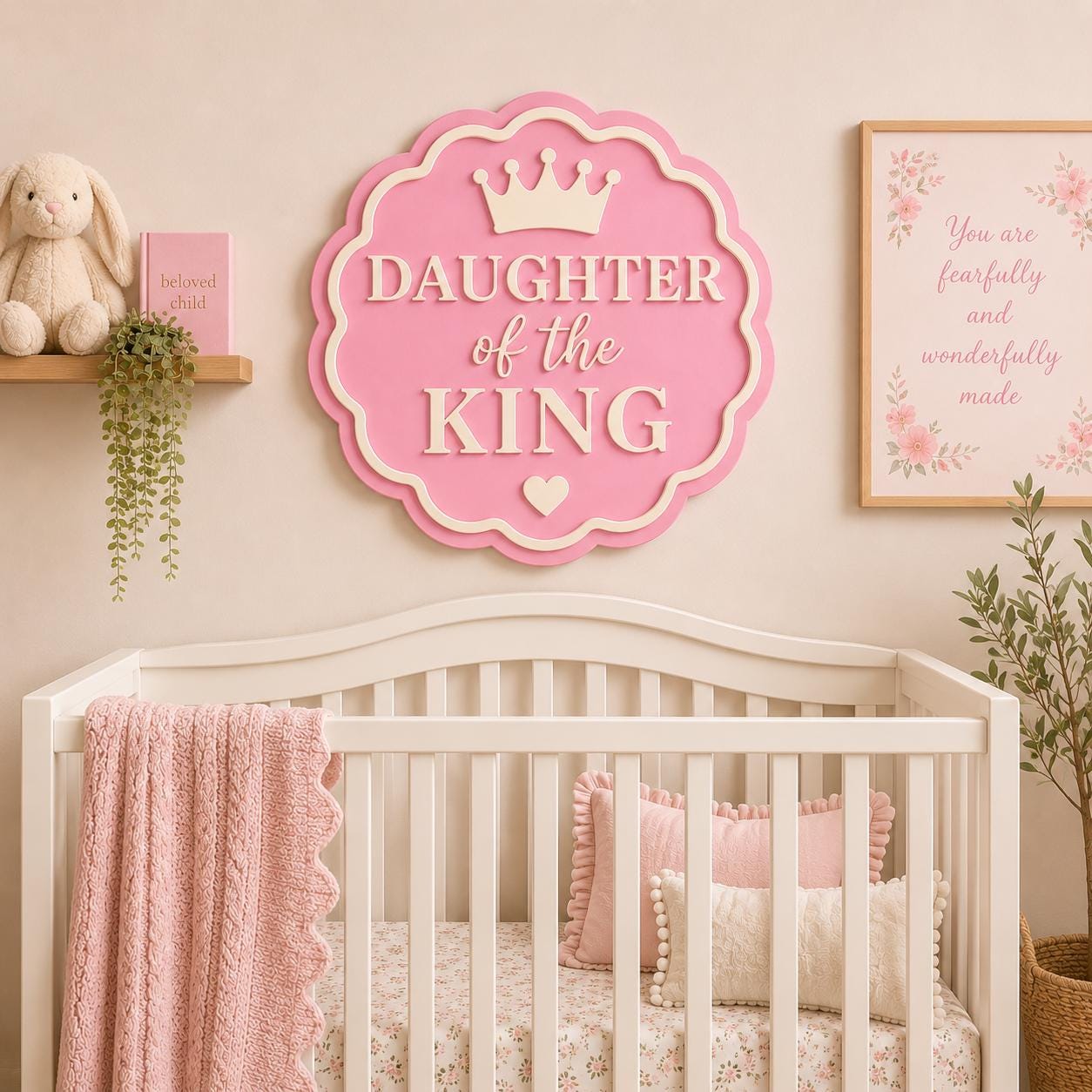 Daughter of the King Nursery Sign