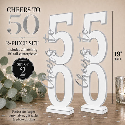50th Birthday Premium Centerpiece Set