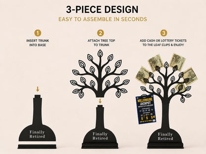 Retirement Money Tree Gift Holder