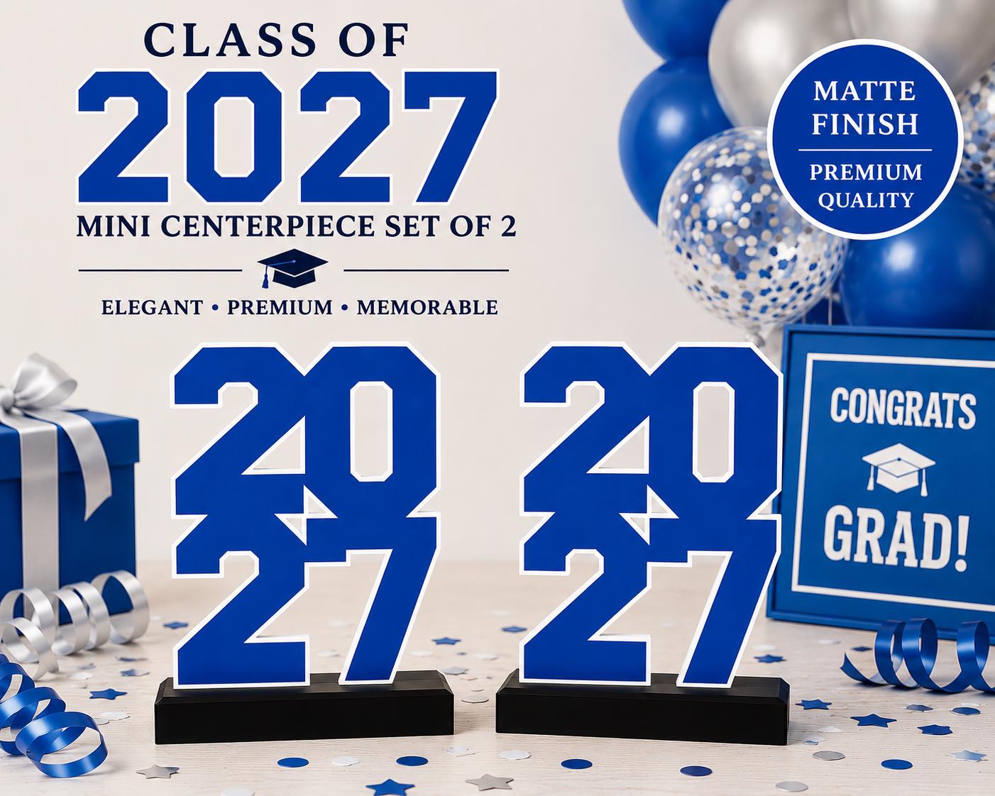 Class of 2027 Graduation Table Decorations