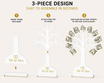 Mr. & Mrs. Wedding Money Tree