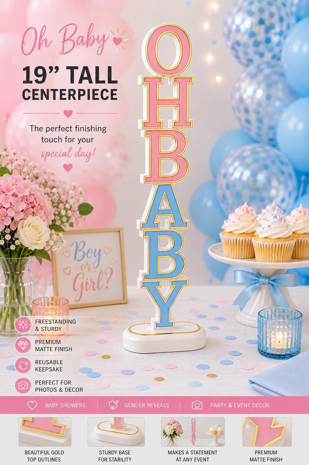 Gender Reveal Decorations