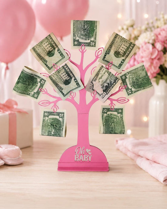 Oh Baby Shower Money Tree Gift Holder