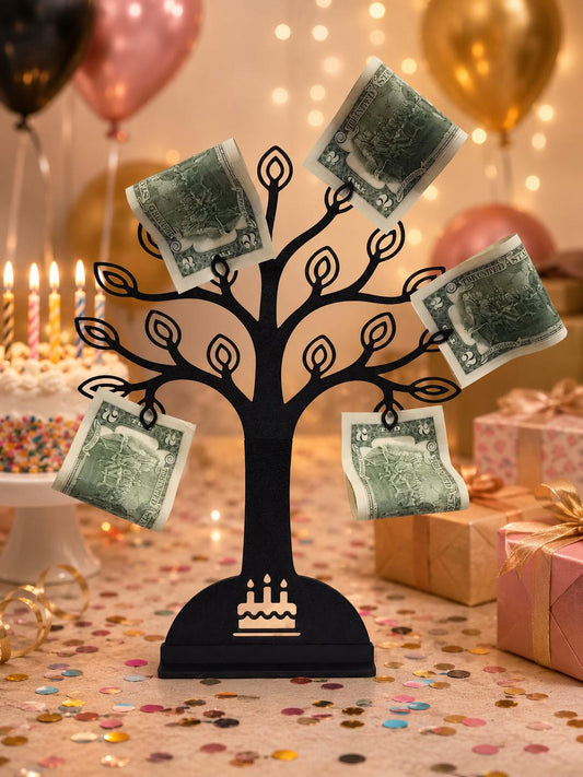 60th Birthday Money Tree Gift Holder