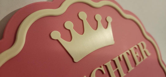 Daughter of the King Nursery Sign