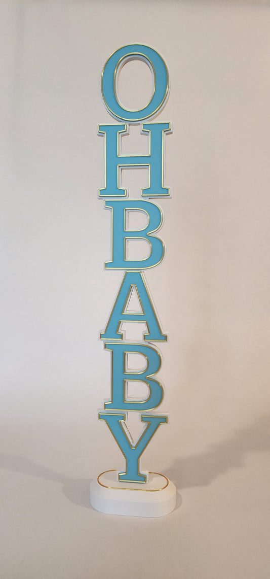 Oh Baby Shower Theme Decoration