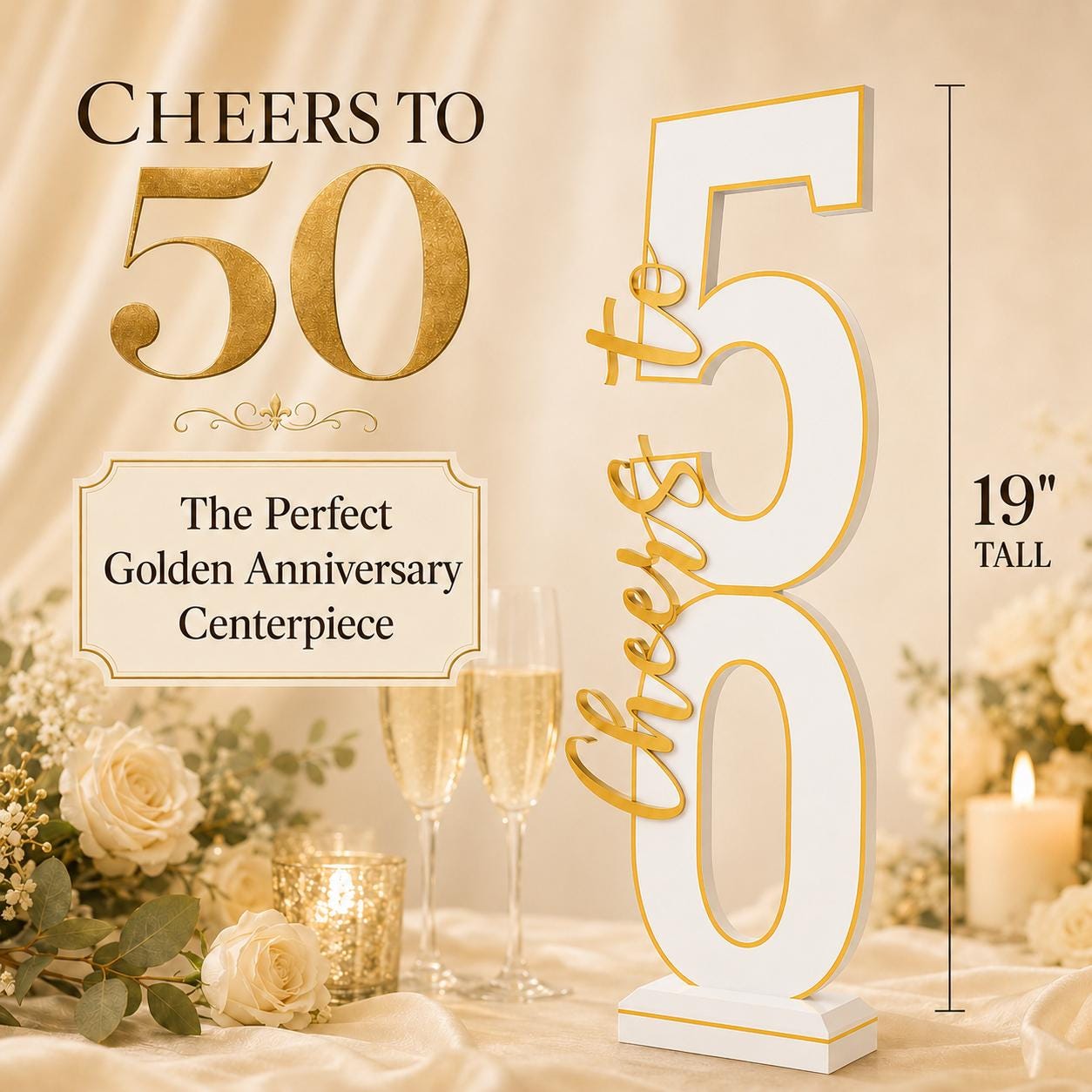 50th Anniversary Premium Centerpiece Set