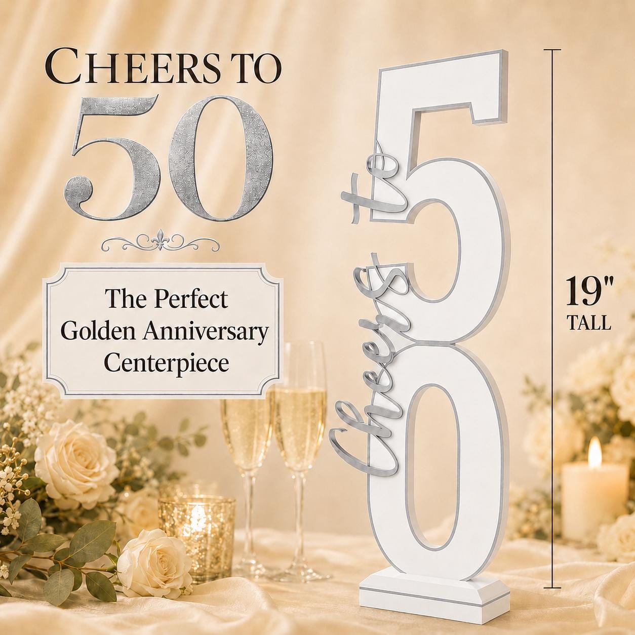 50th Anniversary Premium Centerpiece Set