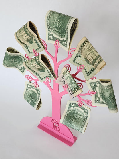 16th Birthday Money Tree Gift Holder