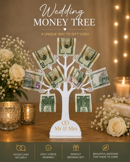 Mr. & Mrs. Wedding Money Tree