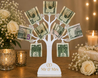 Mr. & Mrs. Wedding Money Tree