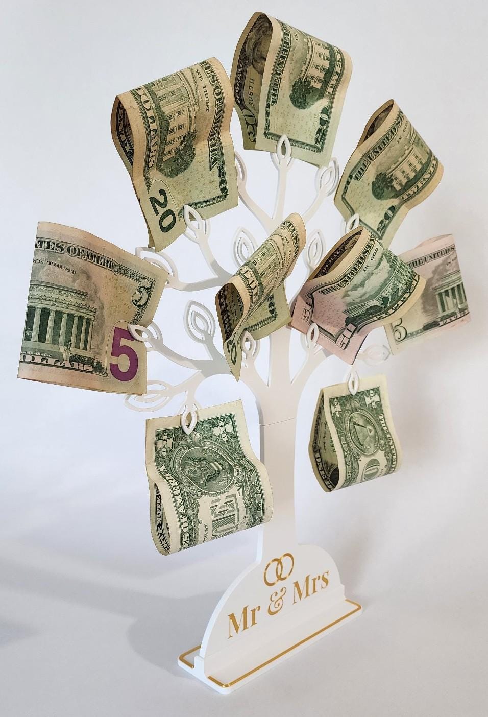 Mr. & Mrs. Wedding Money Tree
