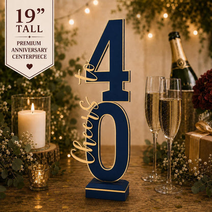 40th Anniversary Centerpiece