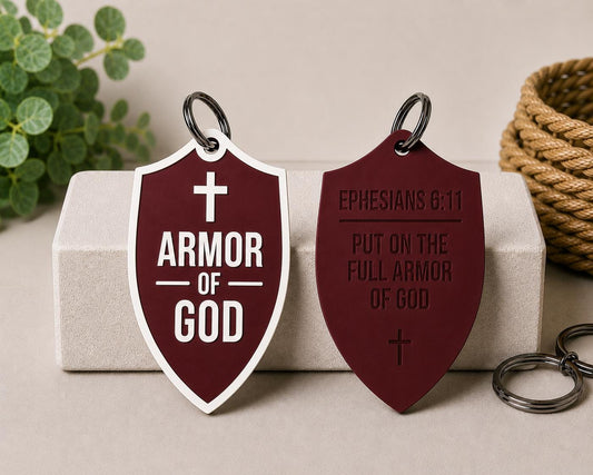 "Armor of God" Backpack Blessing Tags – Bulk Church Packs