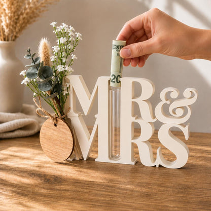 Mr. & Mrs. Wedding Money Bouquet